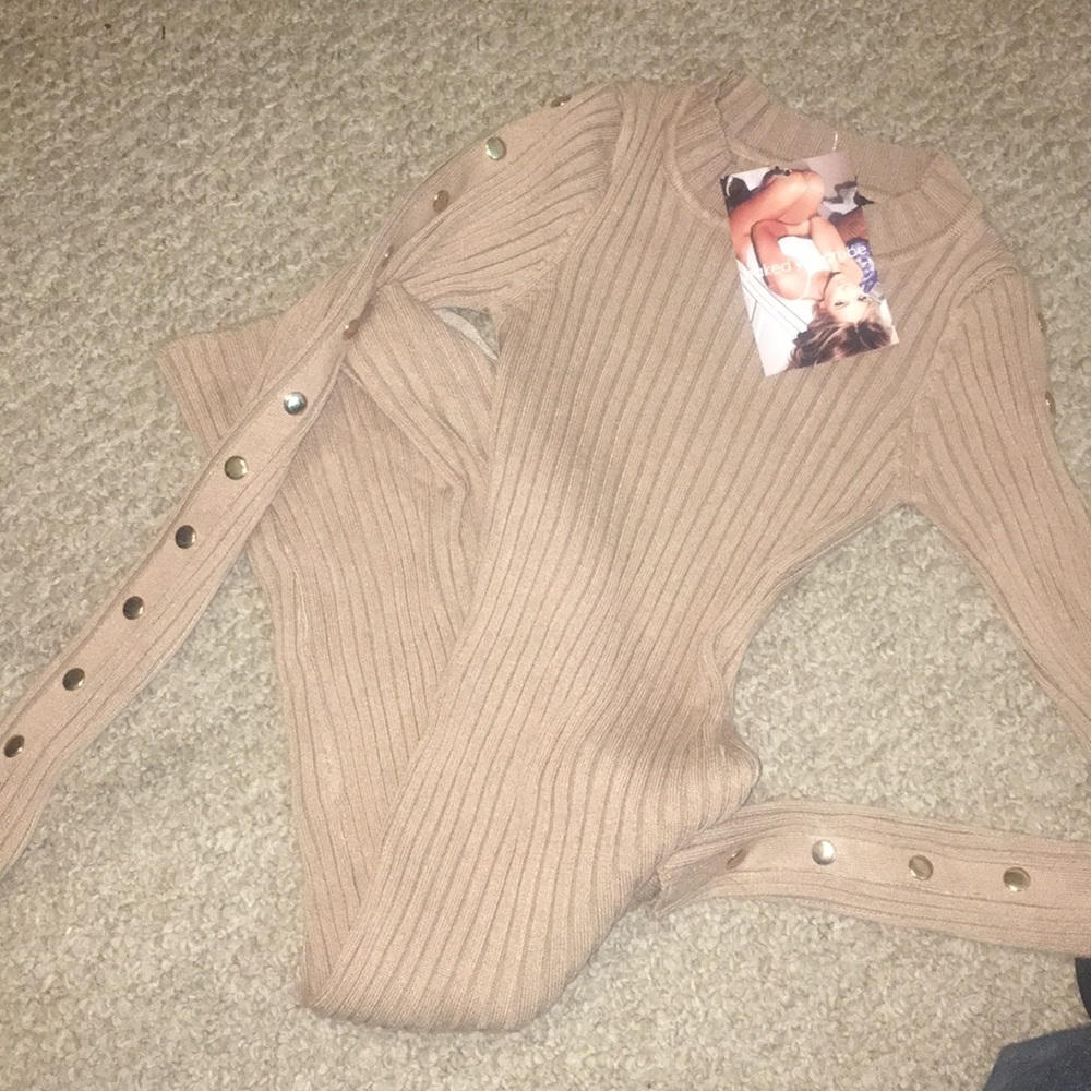 Nude Midi Dress